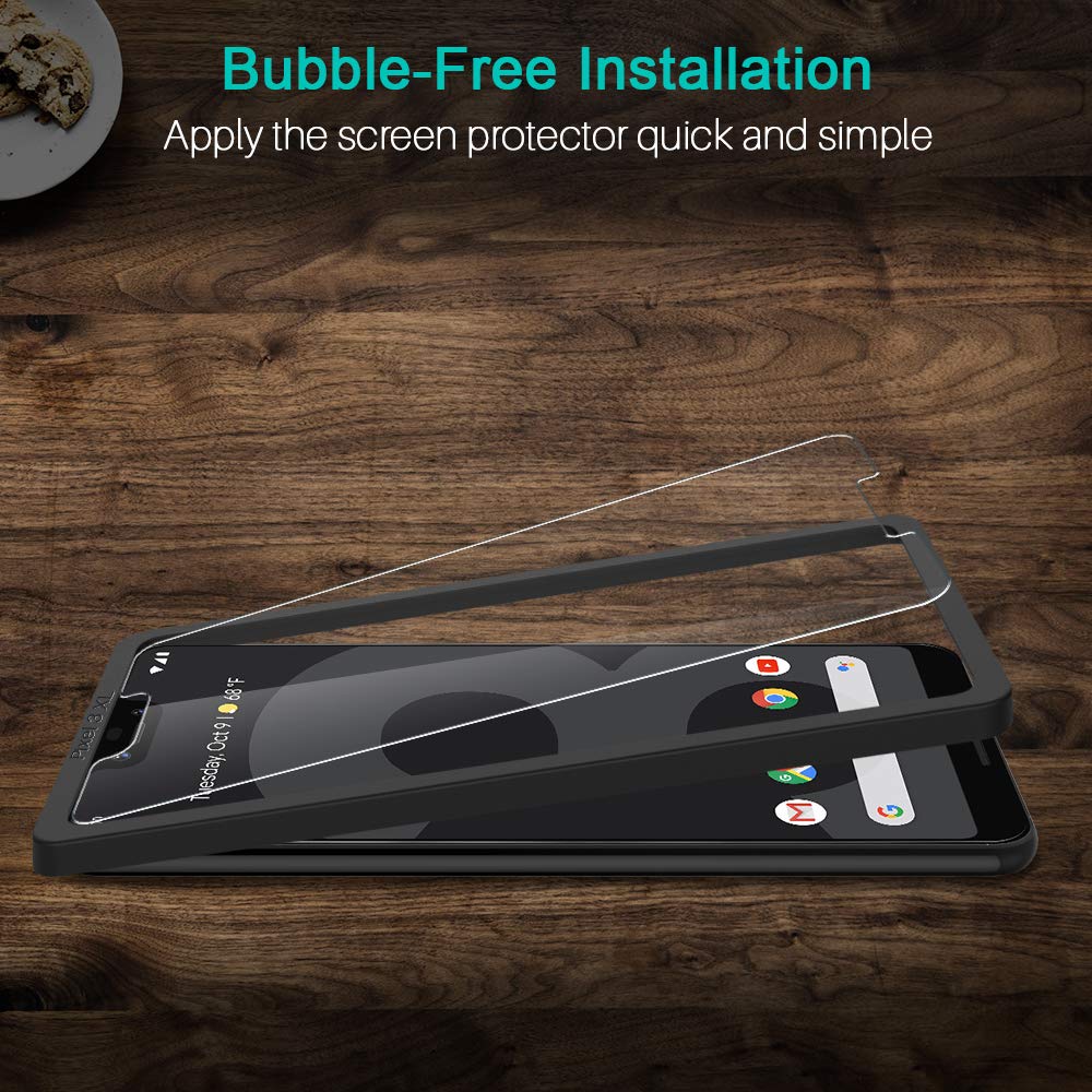 Amazon | LK Google Pixel 3 XL用スクリーンプロテクター 3枚